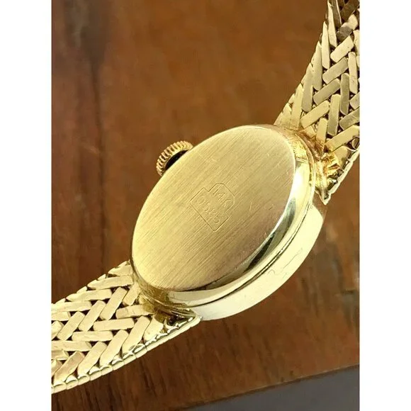 Rolex Women's Watch Vintage 8193 Cocktail 14k Gold 1400 Manual Wind Petite 15mm - Picture 7 of 16